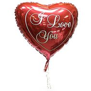Фольгована кулька у формі серця