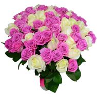 101 троянда в букеті