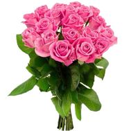Bouquet of pink roses for a girl