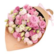 Красивый букет эустом