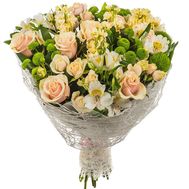 Кремово-зелений букет