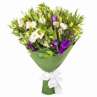 Купить эустомы в букете