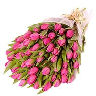 A gentle bouquet of tulips