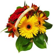 Маленькая корзинка цветов