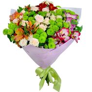Змішаний букет квітів