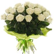 Bouquet of 21 white roses