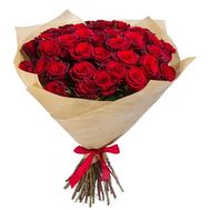 Bouquet of 35 red roses