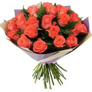 Букет із 27 помаранчевих троянд