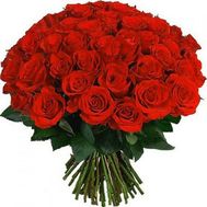 Bouquet of 55 red roses