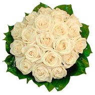Bouquet of 19 Cream Roses