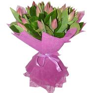 Bouquet of 17 Tulips