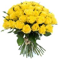 Bouquet of 35 yellow roses