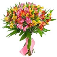 Букет из 21 альстромерии