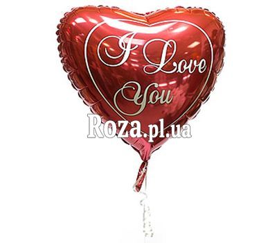 Фольгована кулька у формі серця Фольгована кулька у формі серця