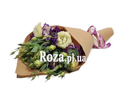 Букет из эустом в бумаге Букет из эустом в бумаге