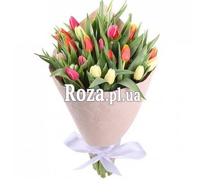 Bouquet of Tulips in Kraft Bouquet of Tulips in Kraft