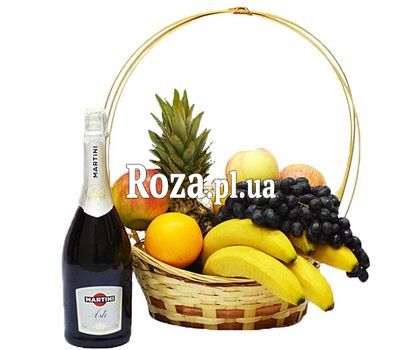 Фрукти та елітне шампанське Фрукти та елітне шампанське