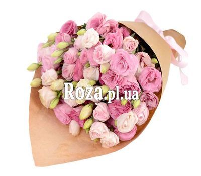 Красивый букет эустом Красивый букет эустом