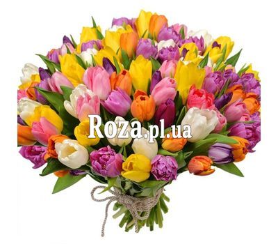 Bouquet of 101 tulips Bouquet of 101 tulips