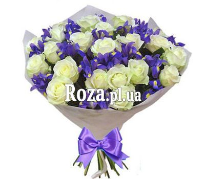 Beautiful bouquet with irises Beautiful bouquet with irises