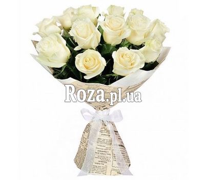 Bouquet of 15 white roses Bouquet of 15 white roses