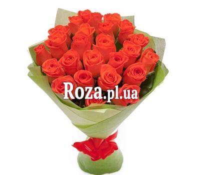 Букет із 25 помаранчевих троянд Букет із 25 помаранчевих троянд