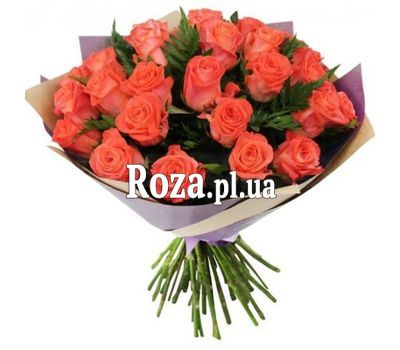 Букет із 27 помаранчевих троянд Букет із 27 помаранчевих троянд
