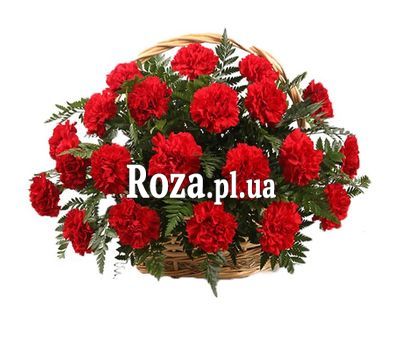 Кошик з 45 гвоздик Кошик з 45 гвоздик