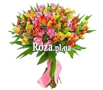 Букет из 21 альстромерии