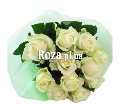 Букет із 11 білих троянд Букет із 11 білих троянд