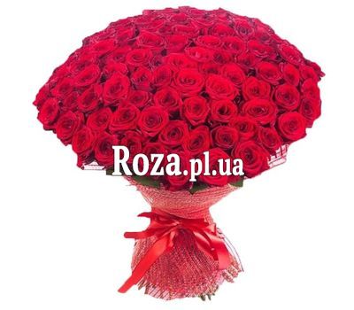 Букет із 101 червоної троянди Букет із 101 червоної троянди